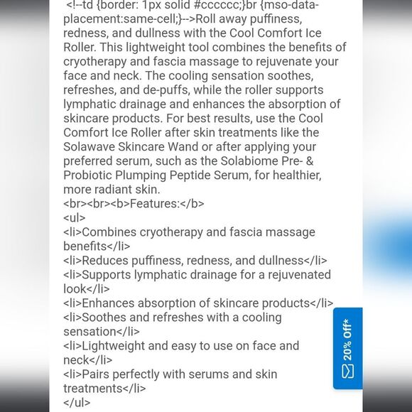 Solawave Cool Comfort Ice Roller - Picture 7 of 8